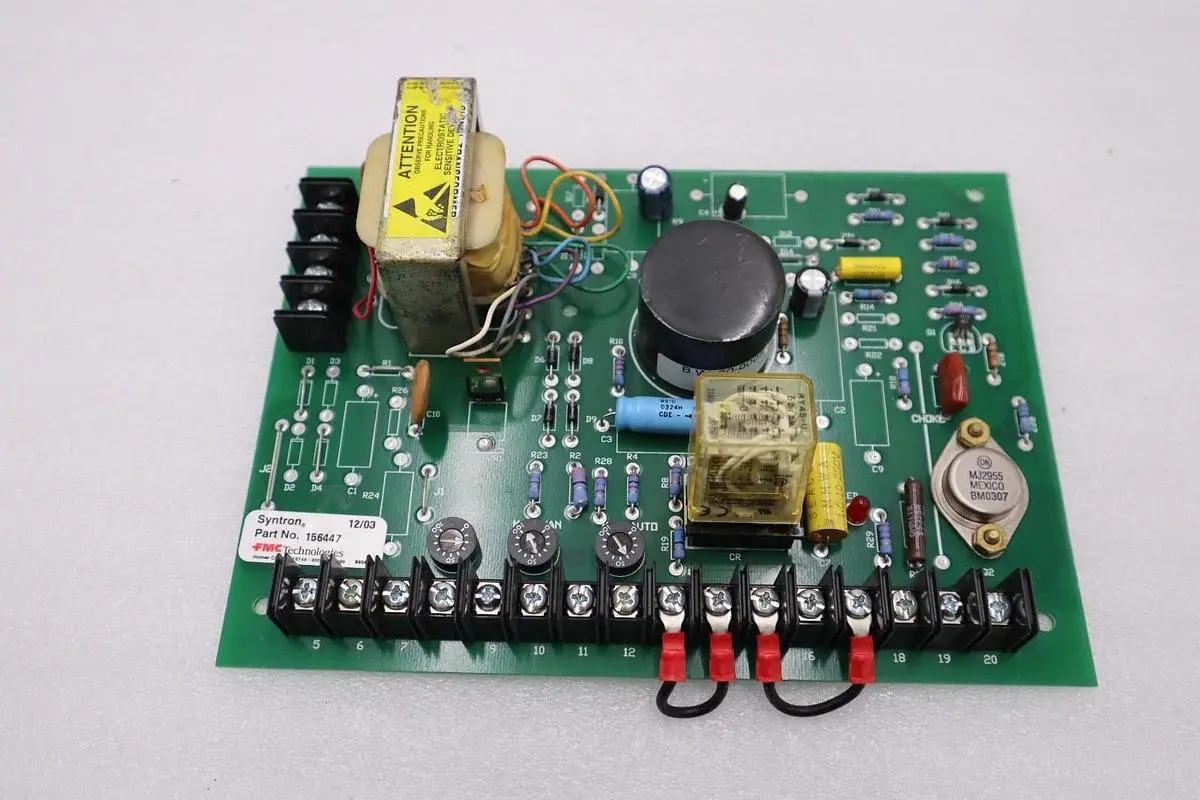 NEW FMC 156447 SYNTRON CONTROL BOARD CIRCUIT BOARD STOCK H1386