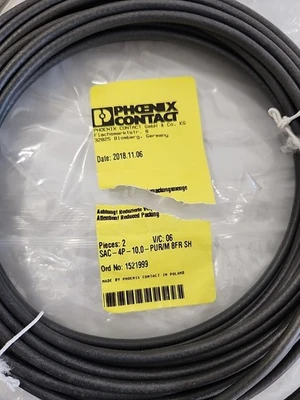 NEW Phoenix Contact SAC-4P-10,0-PUR/M 8FR SH