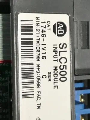 USED ALLEN BRADLEY 1746-IV16 SER C
