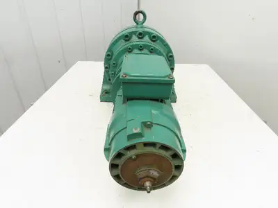Leroy Somer Metric Gearmotor Inline Reducer 1 RPM Output .66kW 460V 3PH LS80L