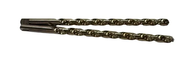 Cleveland Twist 21/64" Cobalt Drill Bit Taper Length USA Made 2 Pack