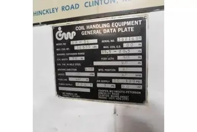 Used CWP 5R-36 Coil Feed Lines Ohio US | D & D Industries #1269540