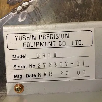 USED YUSHIN PRECISION EQUIPMENT DRDII