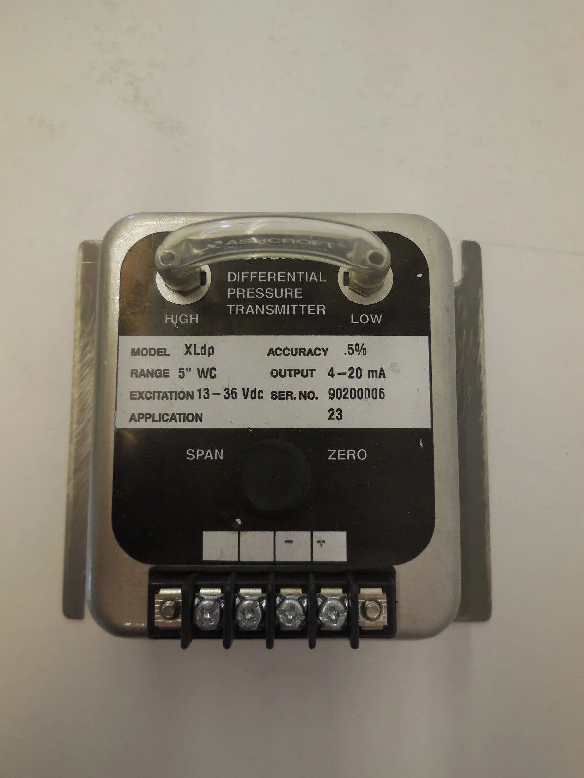 USED ASHCROFT XLDP TRANSMITTER