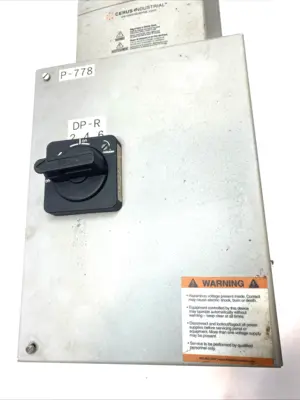 USED CERUS TITAN P SERIES VFD 3 PHASE AC NEMA 1 DRIVE W/ CIE1-ED005-P4/D