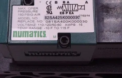 NEW NUMATICS 82SA425K000030 SOLENOID VALVE