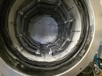 Item # VF473 2 Bar Quenching Vacuum Furnace 16” H × 12” W × 24” D