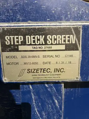 USED 2018 SIZETEC, INC. SDS38-6MV-5