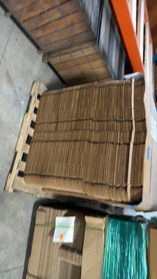 Large pallet of boxes size 67"x 4"x 4" Quantity approximately 536