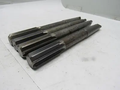 NATIONAL 1" Reamer #1 MT 8 Flute 10" O.A. 2"+ Cutter Length Lot/4