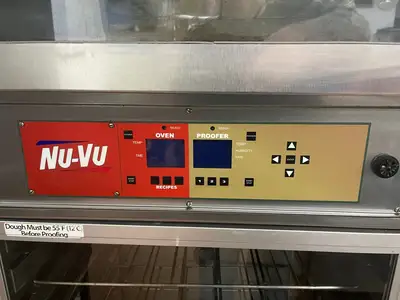 Used Nu-Vu Used NU-VU SUB-123P Double Deck Digital Commercial Electric Oven Proofer Combo 220V Electric Ovens Illinois US | Falcon Restaurant Supply #1375779