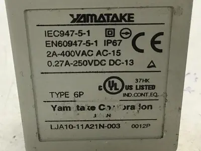 USED YAMATAKE LJA10-11A21N-003