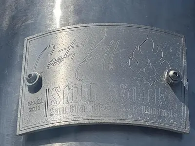 Still, 650 Gallon, S/st, Column, Condenser, Steam Heated #5991409
