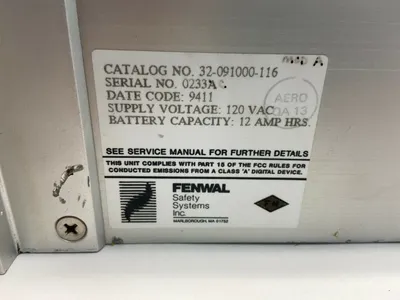 USED FENWALL 91000