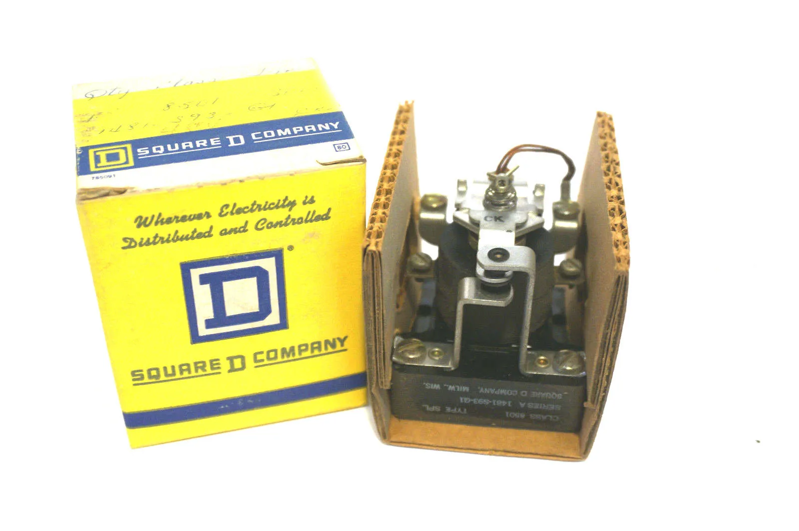 NEW SQUARE D 8501-SPL RELAY SER,A 1481-S93-G2 8501SPL