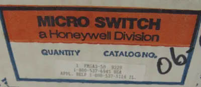 NEW HONEYWELLMICROSWITCH FMSA3-50 PROXIMITY SWITCH FMSA350