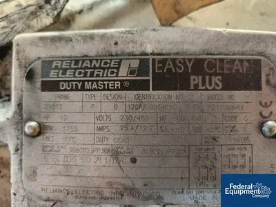 USED Lee Industries 360 Gal Lee Reactor, 304 S/S, 20/100#