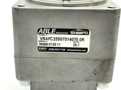 VRAFC250070140700R | Able Shimpo  Planetary Servo Gear Reducer 25:1 Ratio - Used