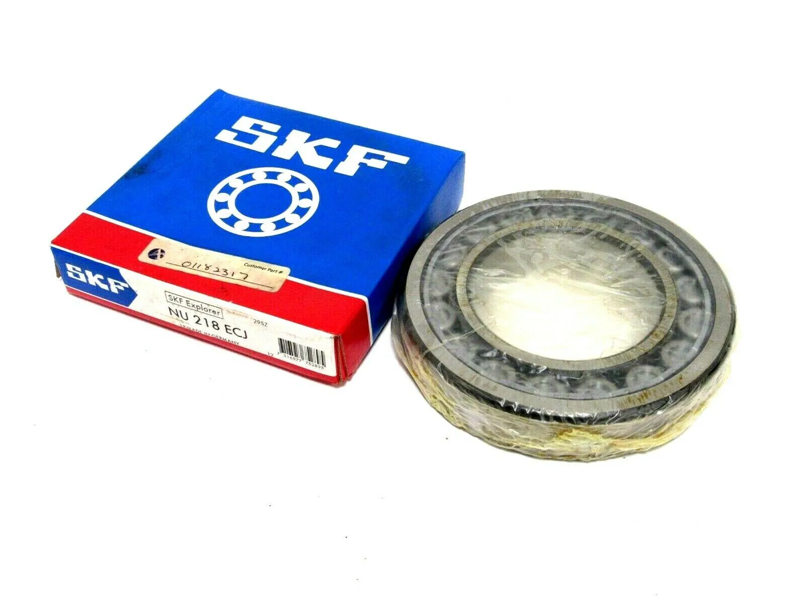 NEW SKF NU 218 ECJ CYLINDRICAL ROLLER BEARING NU218ECJ