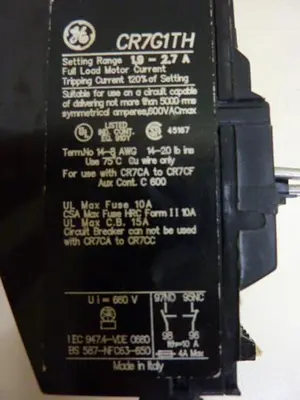 USED GENERAL ELECTRIC CR7G1TH