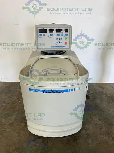 Used SORVALL EVOLUTION RC CENTRIFUGE 21,000 RPM W/ SORVALL SS-34 FIXED ANGLE ROTOR Centrifuges | Equipment Lab #486137