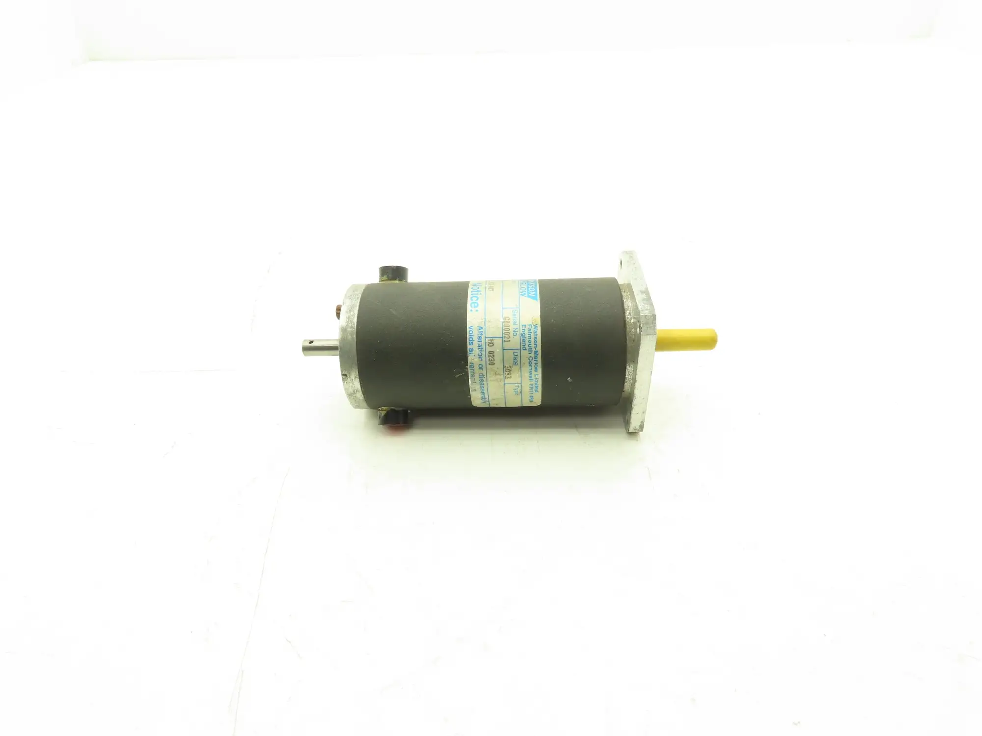 Watson Marlow E242 DC Pump Motor Dual Shaft Pinion Spline 0242-03-007