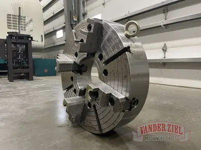 Used SAMCHULLY SAMCHULLY 25" FOUR JAW CHUCK, 8 1/2" BORE Chucks Michigan US | Vander Ziel Machinery Sales #1262372