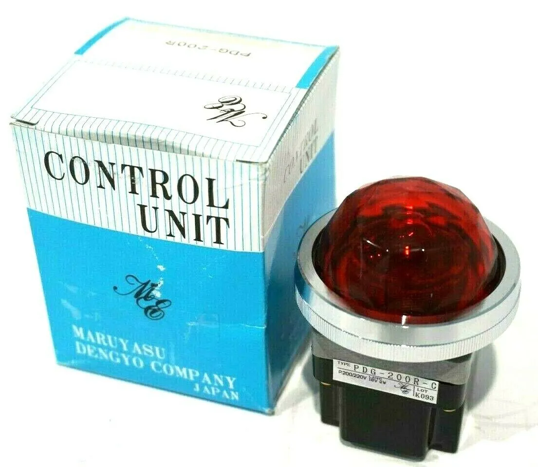 NEW MARUYASU DENGYO COMPANY PDG-200R-C PILOT LAMP PDG200RC