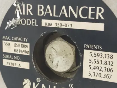 Used Knight KBA 350-073 Balancers Michigan US | Maverick Industrial Sales #1487165
