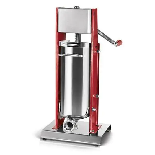 Elite Series Vertical Two-Speed Gear-Driven Manual Sausage Stuffer with 15 lb. capacity