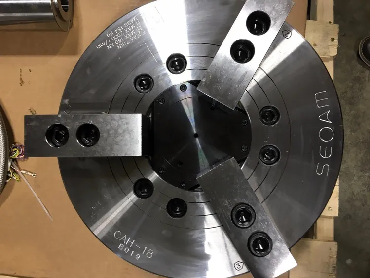 Used SEOAM CAH-18 HYDRAULIC 3 JAW CHUCK Chucks | Tramar Industries #716943