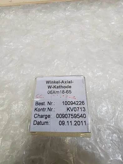 Leybold Balzers Electron Beam Gun Filament WINKEL AXIAL W-KATHODE 06XM18-65