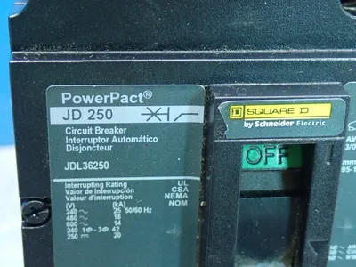 New | in-Stock SQUARE D JDL36250 Circuit Breakers Ohio US | HGR 24 #1069965