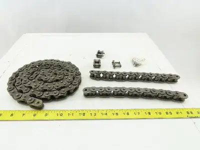 Amraflex SB63 SB63 Side Bow Roller Chain 3/4" Pitch 59" W/ Extras