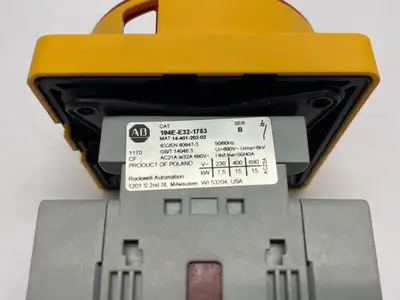 USED ALLEN-BRADLEY SER. B DISCONNECT LOAD SWITCH 3-POLE