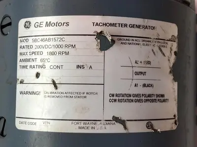 Used GENERAL ELECTRIC 5BC46AB1572C Industrial Controls | Surplus Asset Holdings #1221188