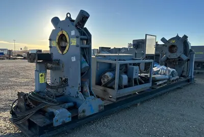 12" GOTCO MODEL #FT-80-2145 PIPE BUCKING MAKE-UP & BREAKOUT DOWNHOLE PIPE TORQUE MACHINE: YOBRO #24411
