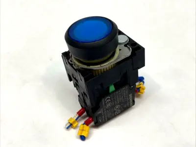 USED SIEMENS ILLUMINATED BLUE PUSHBUTTON 22MM 230V 1NO