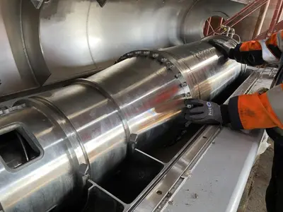 Flottweg Z4E-4/901g ATEX decanter centrifuge, Alloy 22.