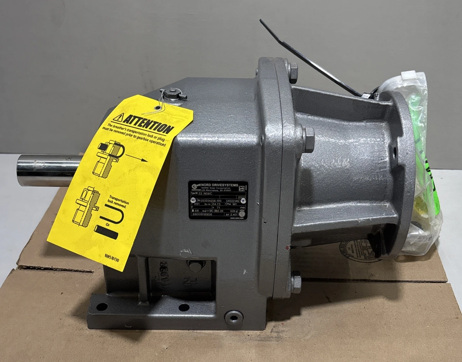 New | in-Stock NORD DRIVE SYSTEMS SK 22 N56C Gearboxes Indiana US | J&J Industrial Supply #1424200