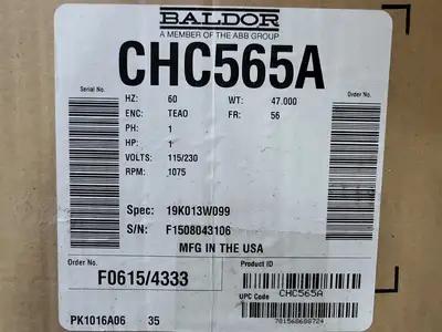 NEW BALDOR CHC565A