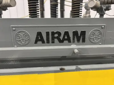 40 TON X 36" X 94" AIRAM 4 POST PNEUMATIC CUTOFF PRESS: STOCK #22485