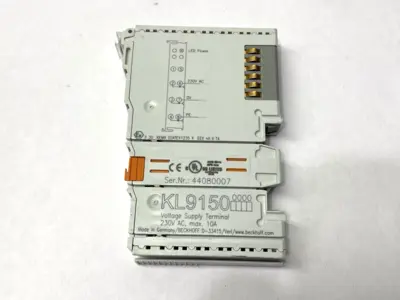 USED BECKHOFF VOLTAGE SUPPLY TERMINAL 230VAC 10A
