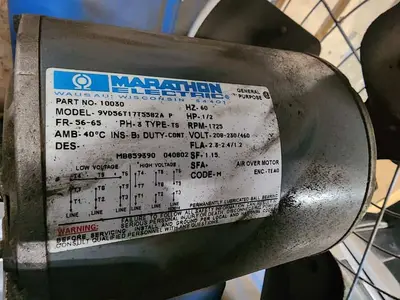 Used PATTERSON _UNKNOWN_ Axial Fans New Hampshire US | Trustworthy Equipment #1403632