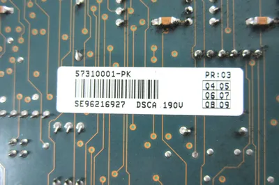 USED ABB 57310001-PK PROCESSOR MODULE DSCA 190V 57310001PK