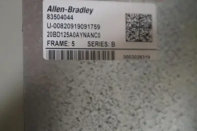 Allen-Bradley 20BD125A0AYNANC0 AC DRIVE POWERFLEX 700 480 VAC 60 HZ STOCK HP144