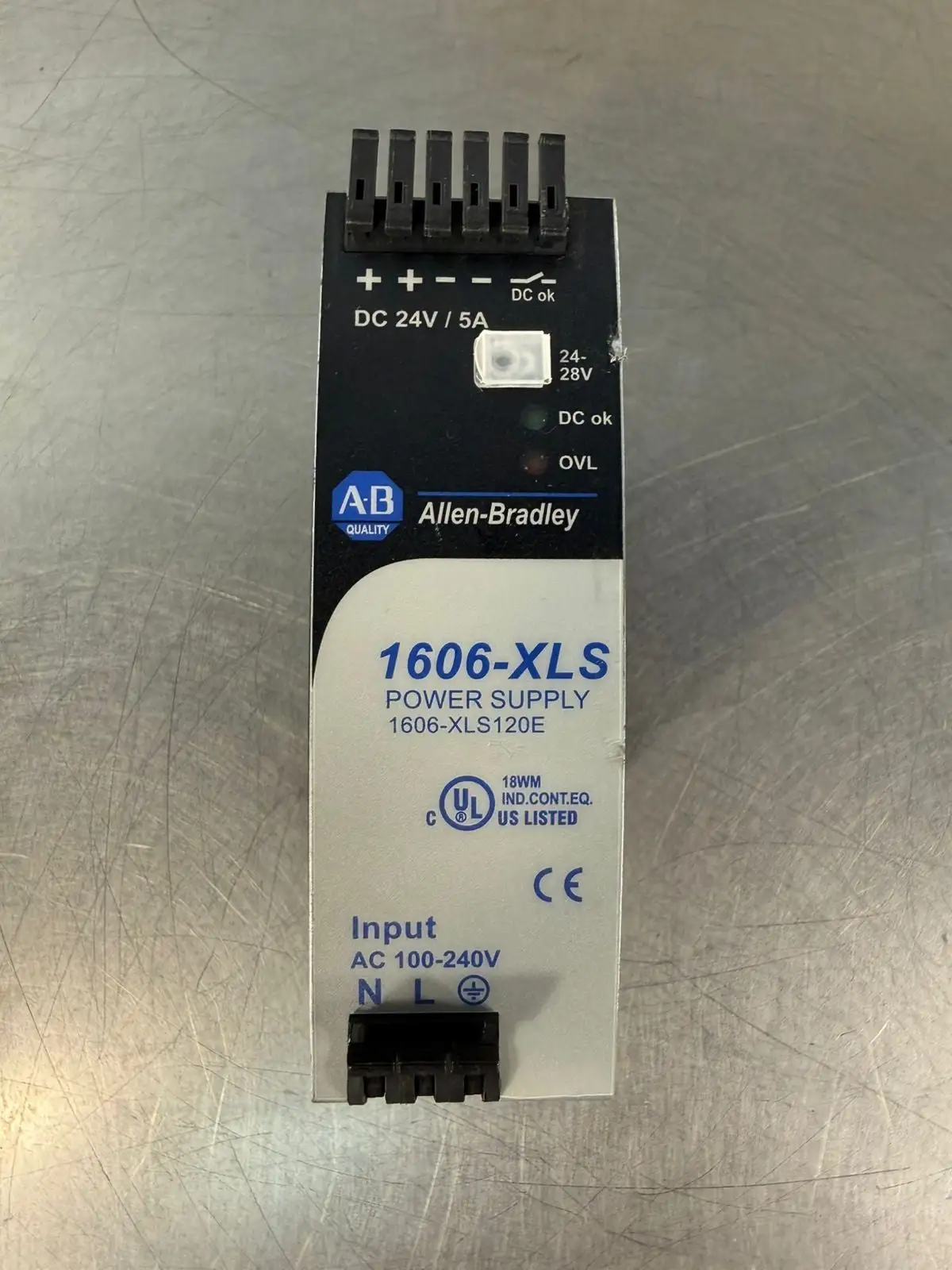 Allen-Bradley 1606-XLS120E /A Power Supply 1-Ph 24V 5A 120W (4.2.3)