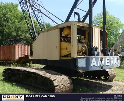 Used 1984 AMERICAN 5300 Crawler Cranes Alabama US | Proxy Equipment #1382874