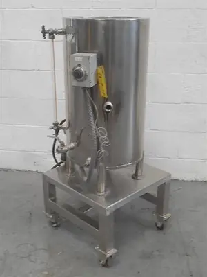 Thomas Burkhard stainless steel 9 gallons tank.