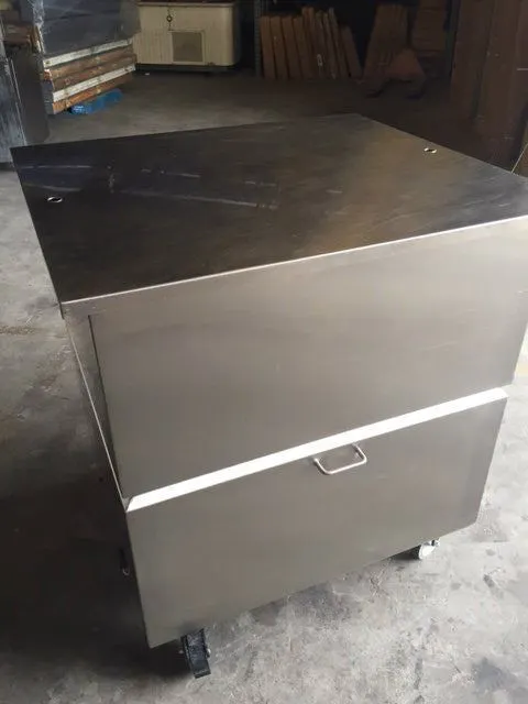75-0223 Florida Stainless Fabrication Stainless Steel Marinating Vat